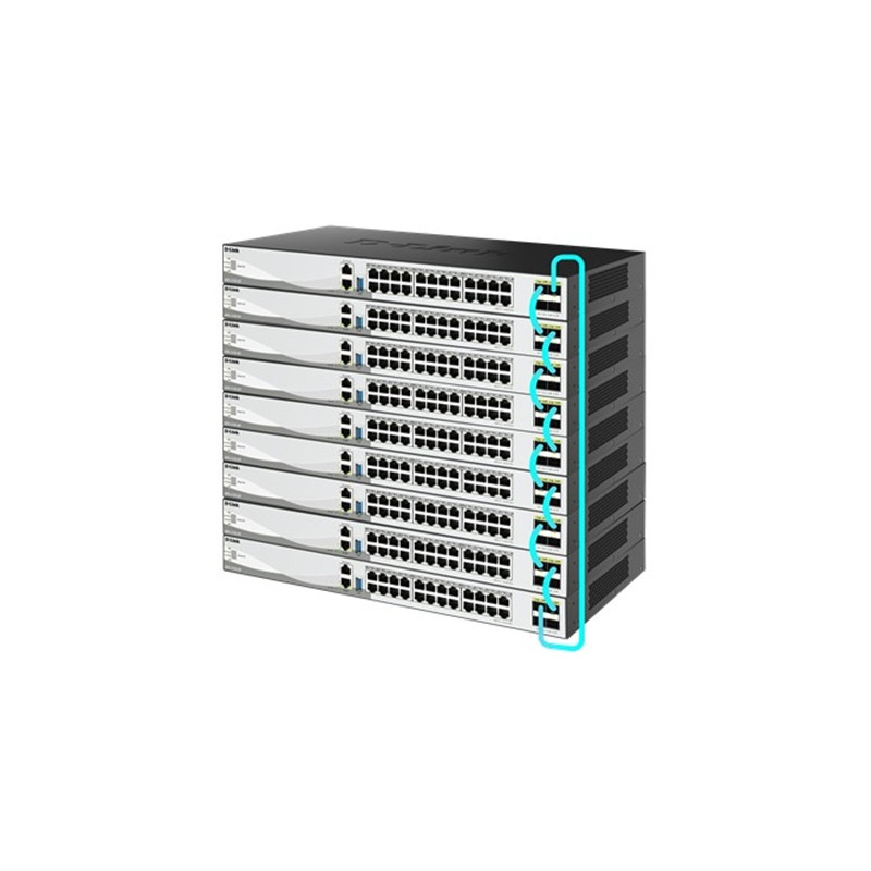 D-Link DXS-3130-28/E 28-Port 10G Multi-Gigabit Layer 3 Stackable Managed Switch with 25G Uplinks