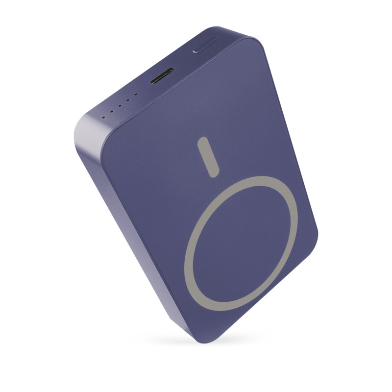 EMOS POWERBANKA WI 1046, bezdrôtové nabíjanie 20W, 10.000mAh, MODRÁ, 1xUSB-C