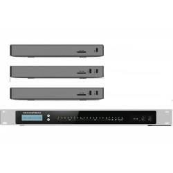 Grandstream UCM6304 Audio VoIP PBX, 1000 užív., 150 súb. hov., audiokonf. 120úč., 4xFXO, 4xFXS port