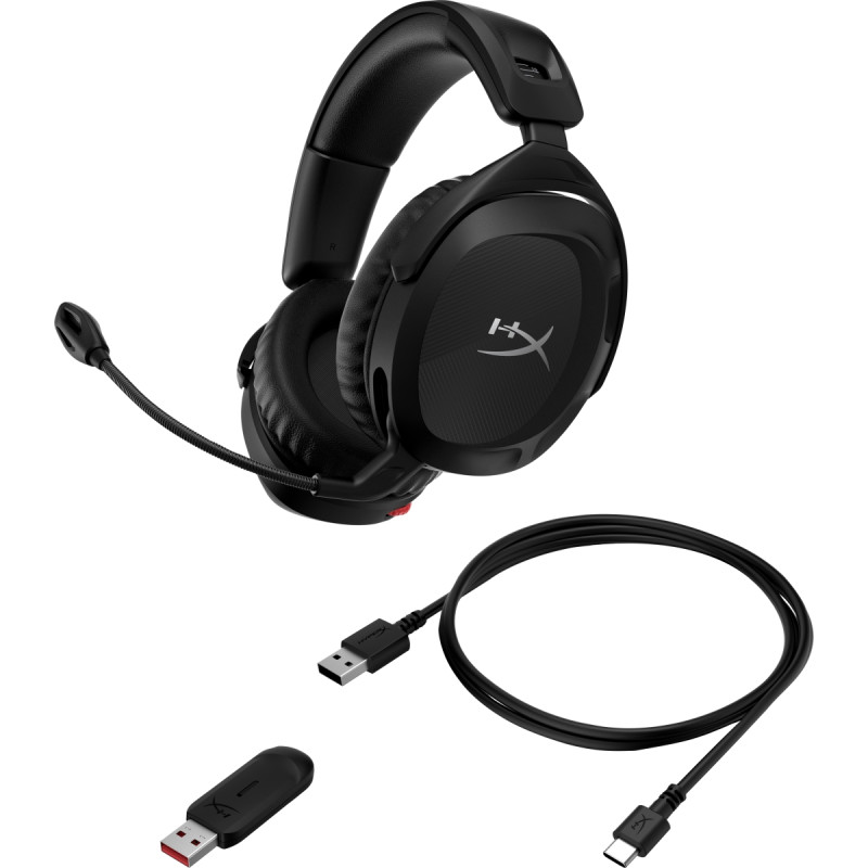 HyperX Cloud Stinger 2/Stereo/ANC/USB/Bezdrať/Čierna