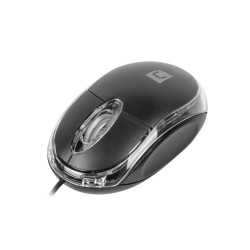 Natec optická myš VIREO 2/1000 DPI/Kancelárska/Optická/1 000 DPI/Drôtová USB/Čierna