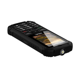 EVOLVEO StrongPhone Q1, IP68 odolný Dual SIM telefón, 2,4'' LCD, 1800mAh, čierny