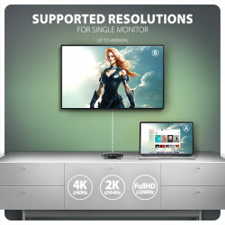 AXAGON HMC-UFO, USB 10Gbps húb, 2x USB-A, USB-C, HDMI 4k/60, RJ-45, M.2 slot, SD/mSD, audio, PD