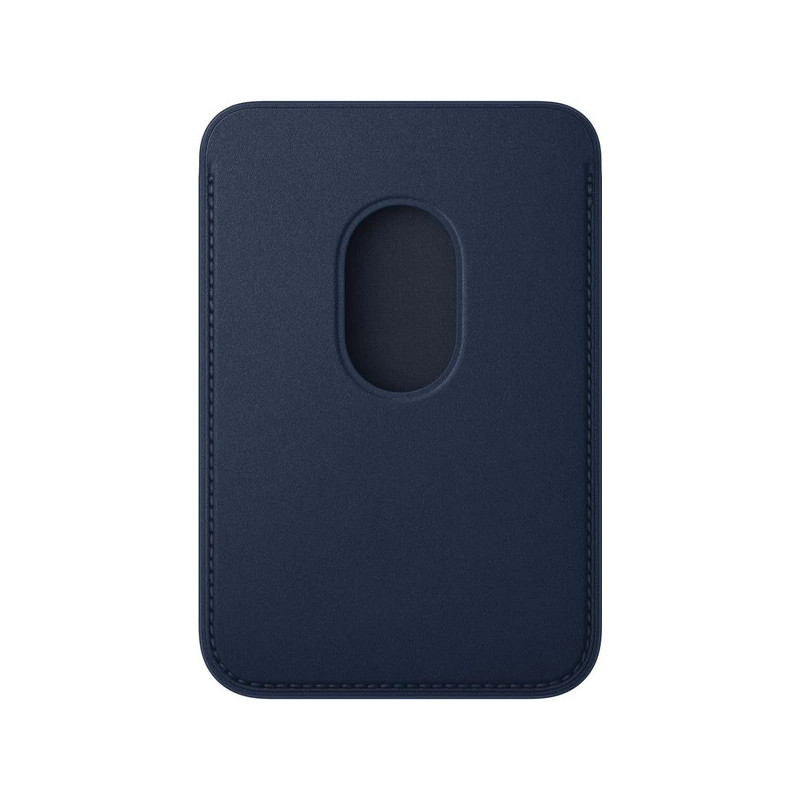 APPLE - iPhone FineWoven Wallet with MS - Deep Blue