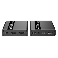 PremiumCord HDMI KVM extender FULL HD 1080p na 70m s prenosom USB
