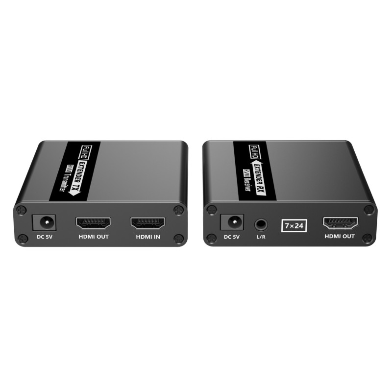 PremiumCord HDMI KVM extender FULL HD 1080p na 70m s prenosom USB