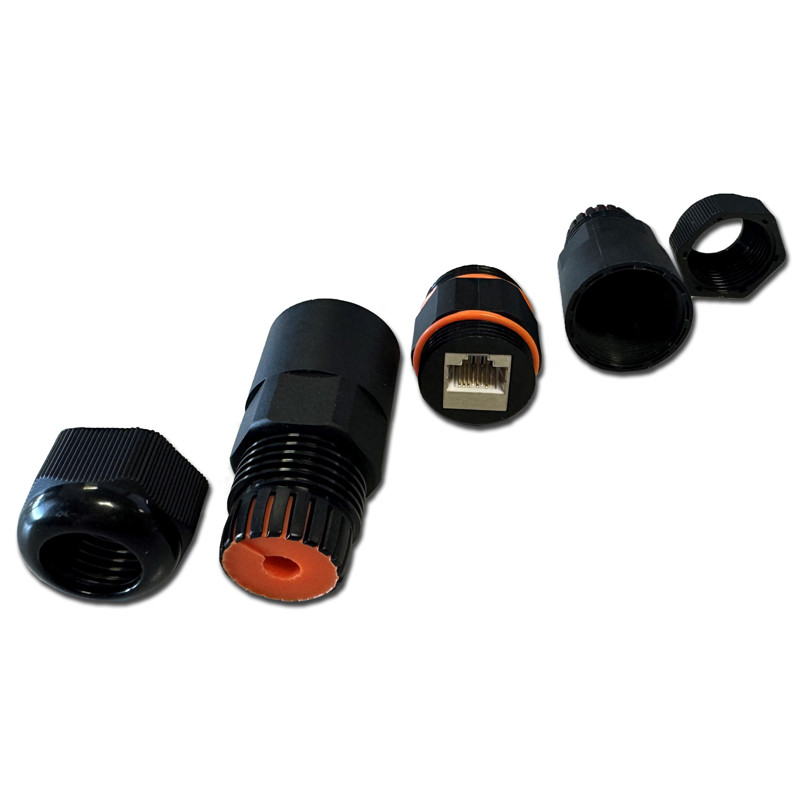 DATACOM Spojka STP CAT6A 2xRJ45 (8p8c) prímá OUTDOOR