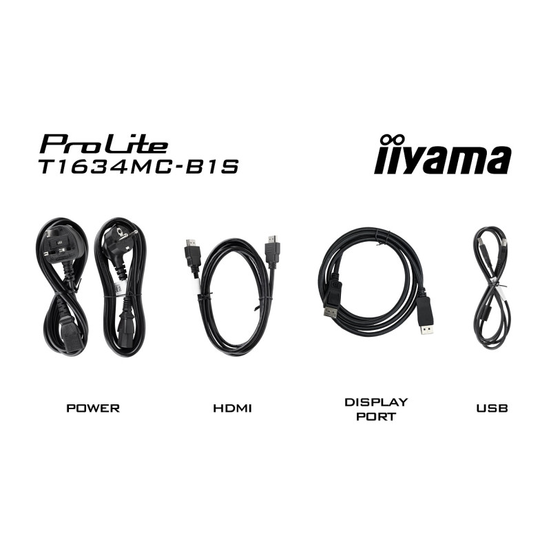 16'' iiyama T1634MC-B1S: PCAP, FHD, HDMI, DP