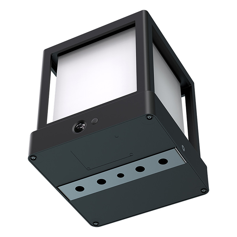 Vonkajšie solárne LED svetlo Viking SR54/ Solárne LED svetlo / Pohybový senzor / 800 lm / IP65