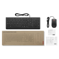 Lenovo Essential Wired Keyboard a myš A1 US sE