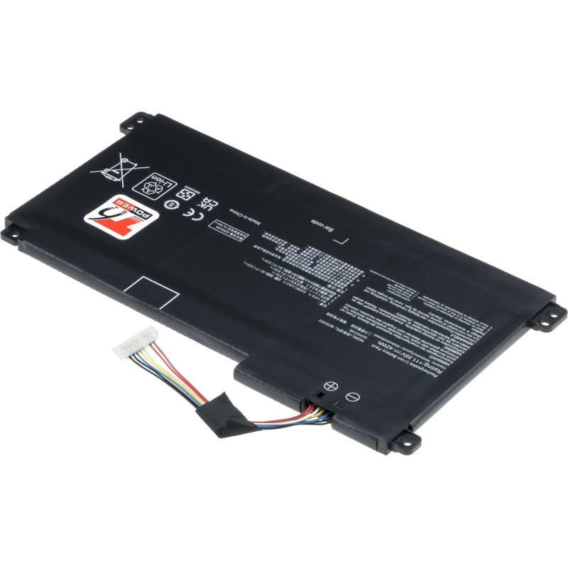 Batérie T6 Power Asus E410MA, E410KA, L410MA, R429MA, 3640mAh, 42Wh, 3cell, Li-pol, with cable