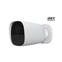 iGET SECURITY EP26 White - WiFi bateriová FullHD kamera, IP65, zvuk, samostatná a pre alarm M5-4G SK