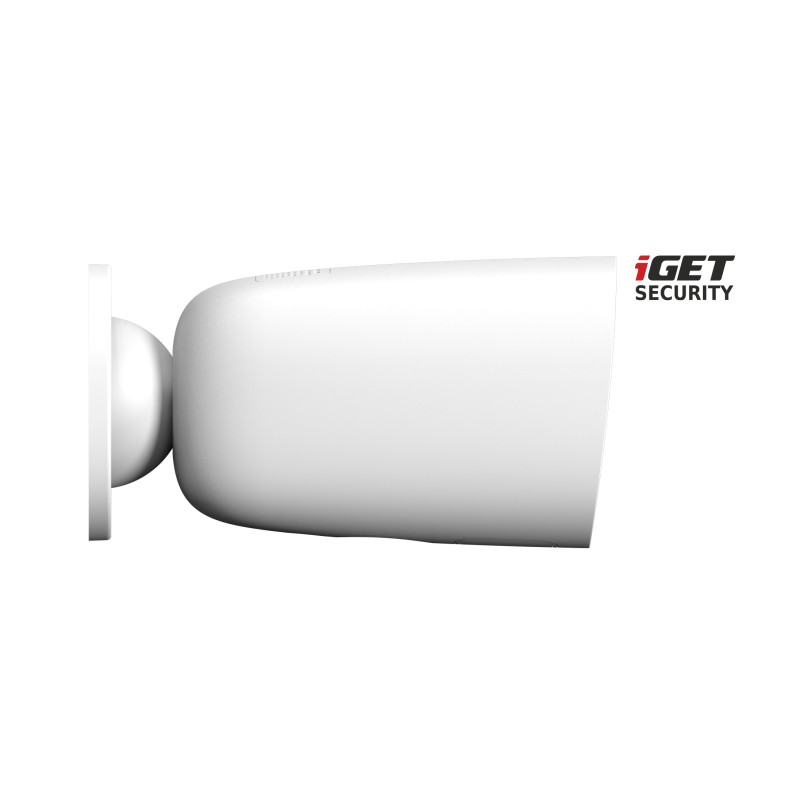 iGET SECURITY EP26 White - WiFi bateriová FullHD kamera, IP65, zvuk, samostatná a pre alarm M5-4G SK