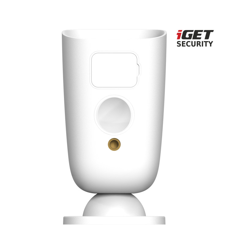 iGET SECURITY EP26 White - WiFi bateriová FullHD kamera, IP65, zvuk, samostatná a pre alarm M5-4G SK