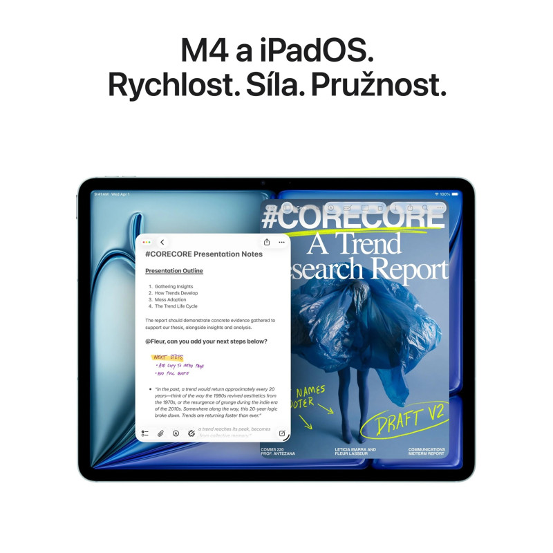 Apple iPad Air 11'' (M4) - 2026/Wi-Fi + Cellular/11''/2360x1640/12GB/128GB/iPadOS26/Starlight