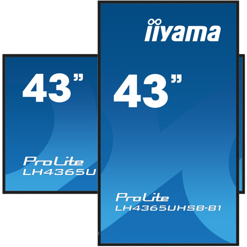 43'' iiyama LH4365UHSB-B1: IPS, 4K UHD, Android, 24/7