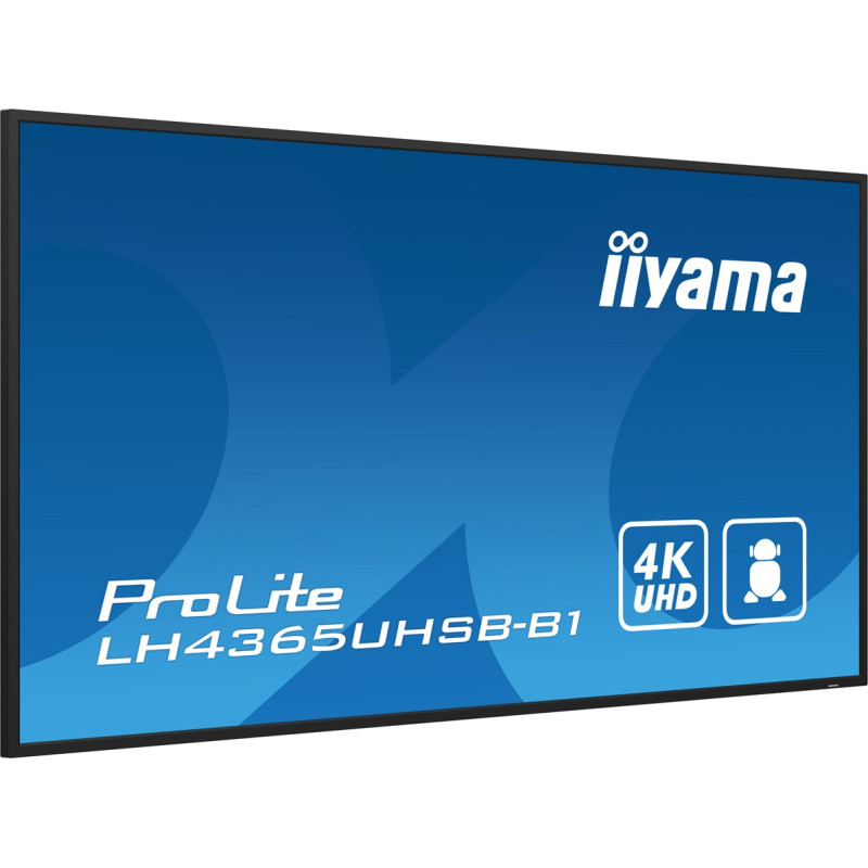 43'' iiyama LH4365UHSB-B1: IPS, 4K UHD, Android, 24/7