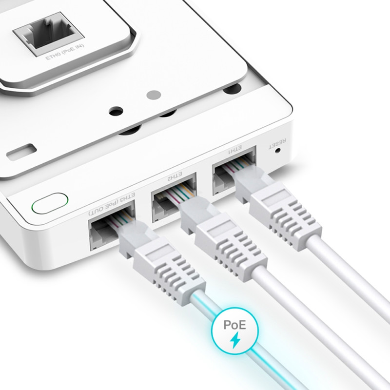 TP-Link EAP615-Wall AX1800 4xGb nástenný AP Omada SDN