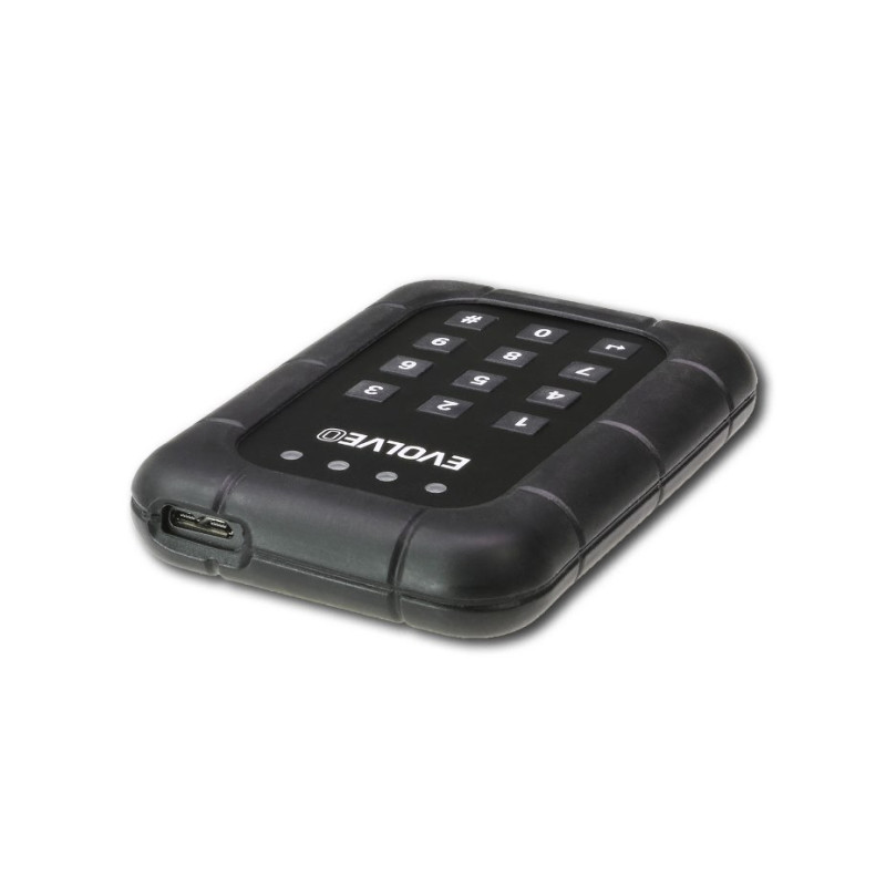 EVOLVEO 2.5'' Encrypt 1, externý rámček na HDD, USB 3.0