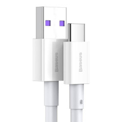 NONAME - Baseus Superior Series Fast Charging Dátový Kabel USB-A - USB-C 66W 2m White