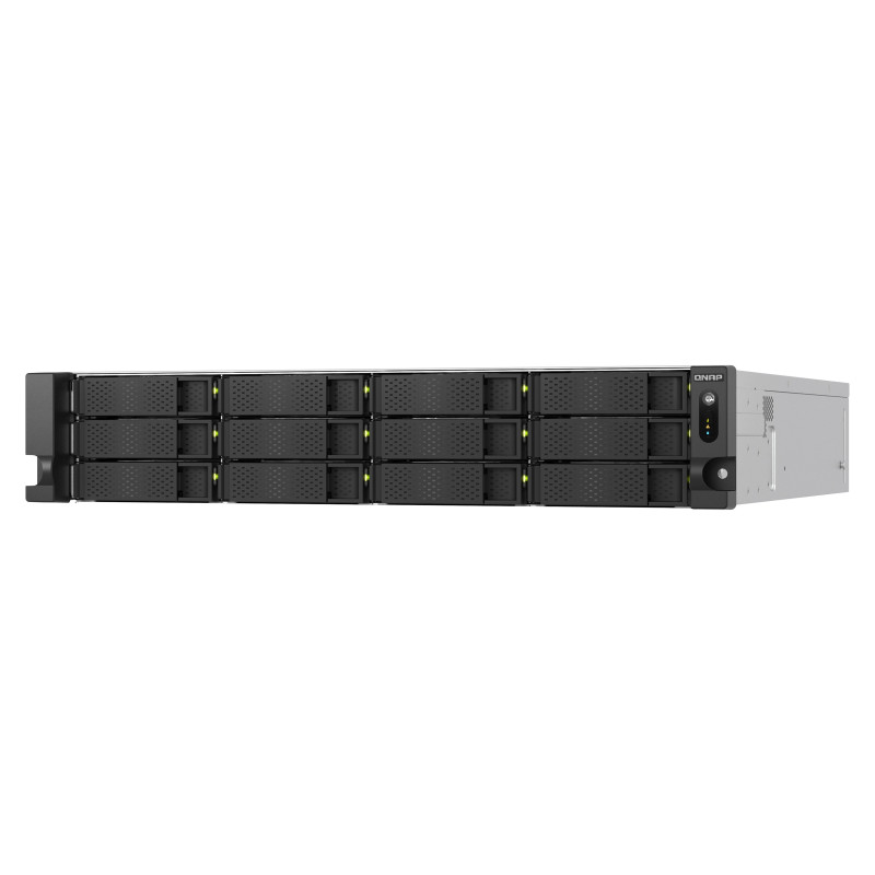 QNAP TS-h1277AXU-RP-R7-32G (Ryzen pre 5,3 GHz, ZFS, 32 GB DDR5 RAM, 12x SATA, 2x 2,5GbE, 2x 10GbE)