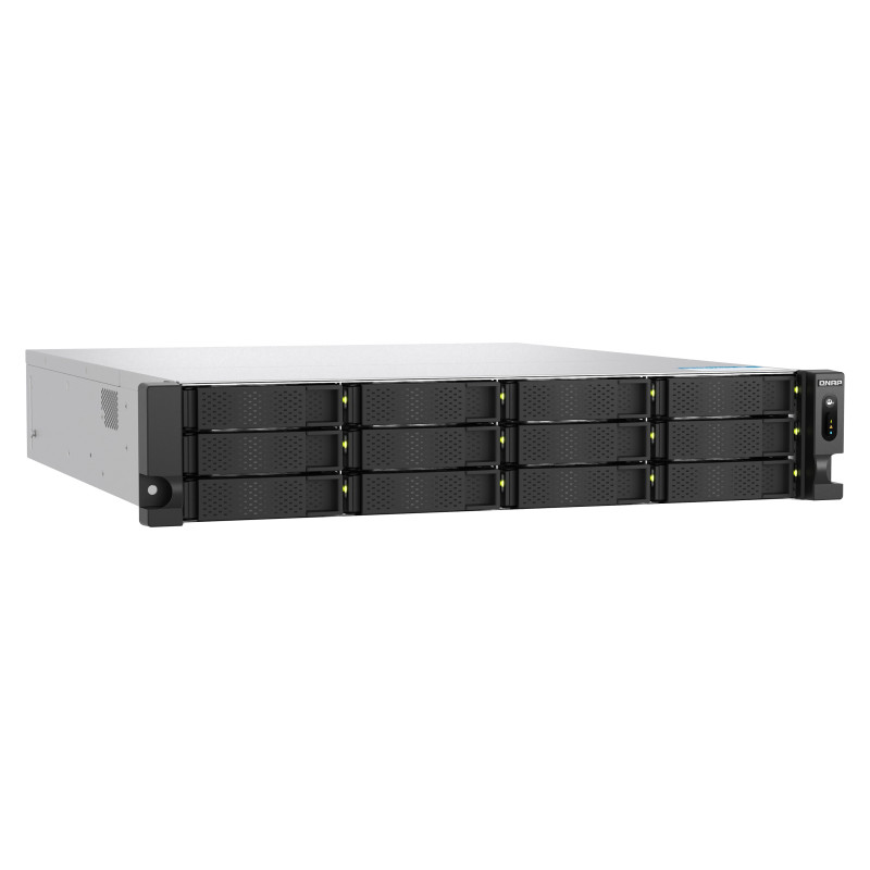 QNAP TS-h1277AXU-RP-R7-32G (Ryzen pre 5,3 GHz, ZFS, 32 GB DDR5 RAM, 12x SATA, 2x 2,5GbE, 2x 10GbE)