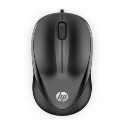 HP Wired 1000/Cestovná/Optická/1 200 DPI/Drôtová USB/Čierna
