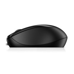 HP Wired 1000/Cestovná/Optická/1 200 DPI/Drôtová USB/Čierna