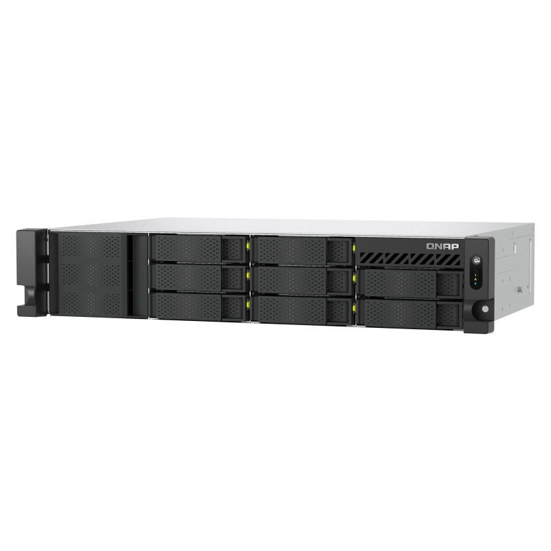 QNAP TS-h1065eU-8G (Intel 4core, ZFS, 8GB DDR5 RAM, 8x SATA + 2x E1.S, 1x PCIe, 2x 2,5GbE, 1x zdroj)