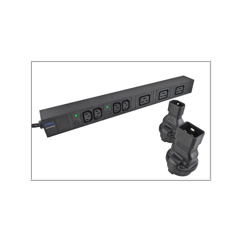 PremiumCord Adaptér IEC C20 M - SCHUKO CEE 7/3 F