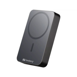 NONAME - Sandberg Mag bezdrôtová powerbanka 10000mAh (37 Wh), čierna