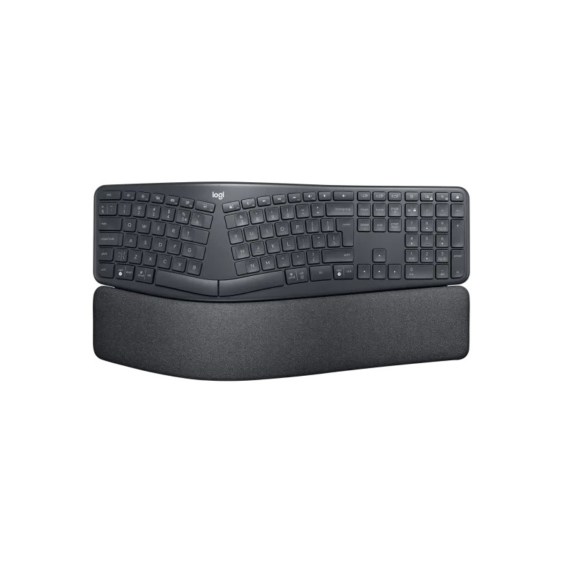 Logitech ERGO K860 for Business/Bezdrôtová USB + Bluetooth/US layout/Čierna