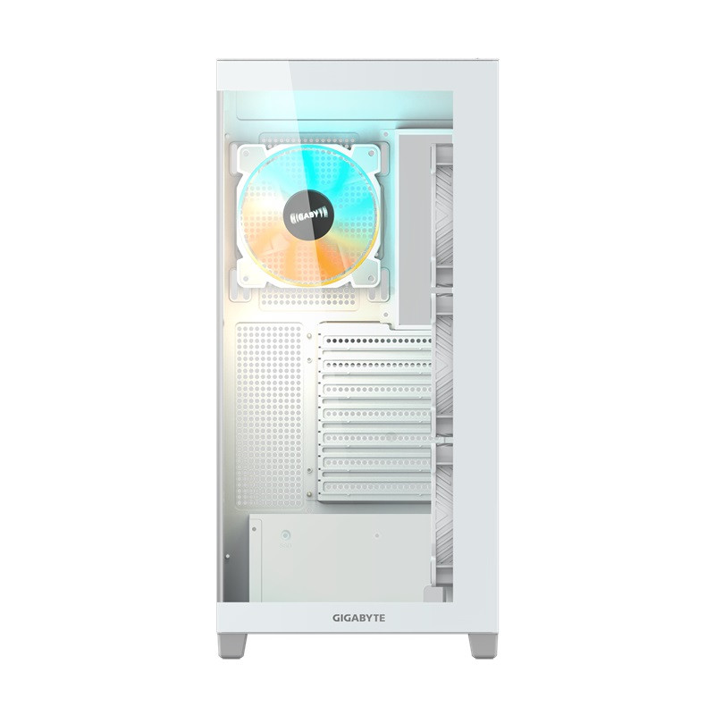 GIGABYTE C500 PANORAMIC STEALTH ICE/Midi Tower/Transpar./Biela