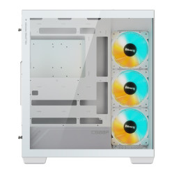 GIGABYTE C500 PANORAMIC STEALTH ICE/Midi Tower/Transpar./Biela