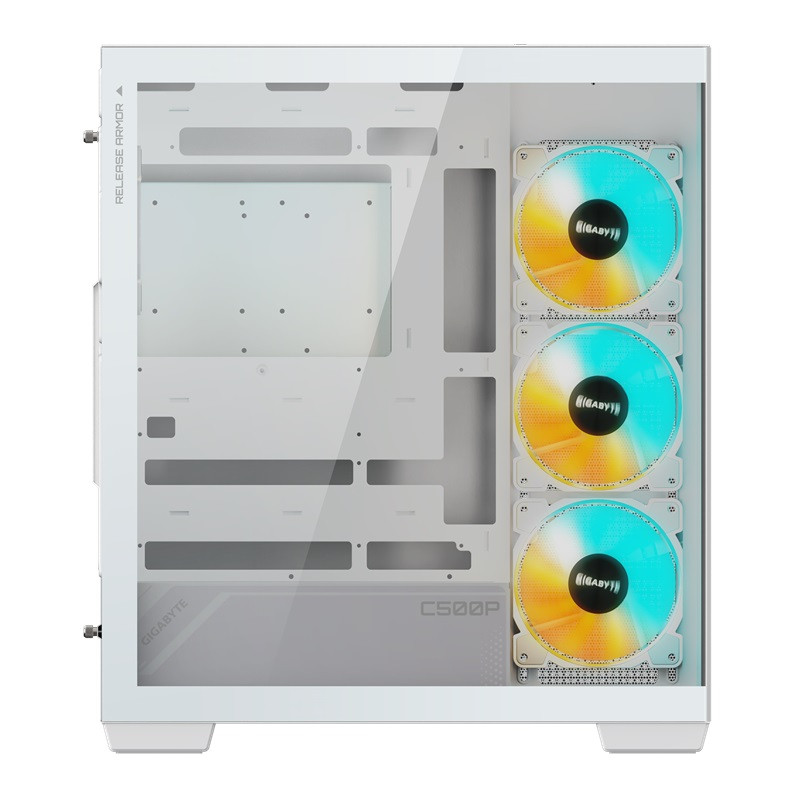 GIGABYTE C500 PANORAMIC STEALTH ICE/Midi Tower/Transpar./Biela