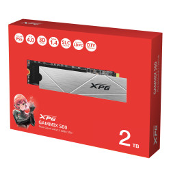ADATA XPG GAMMIX S60/2TB/SSD/M.2 NVMe/Strieborná/Heatsink/5R