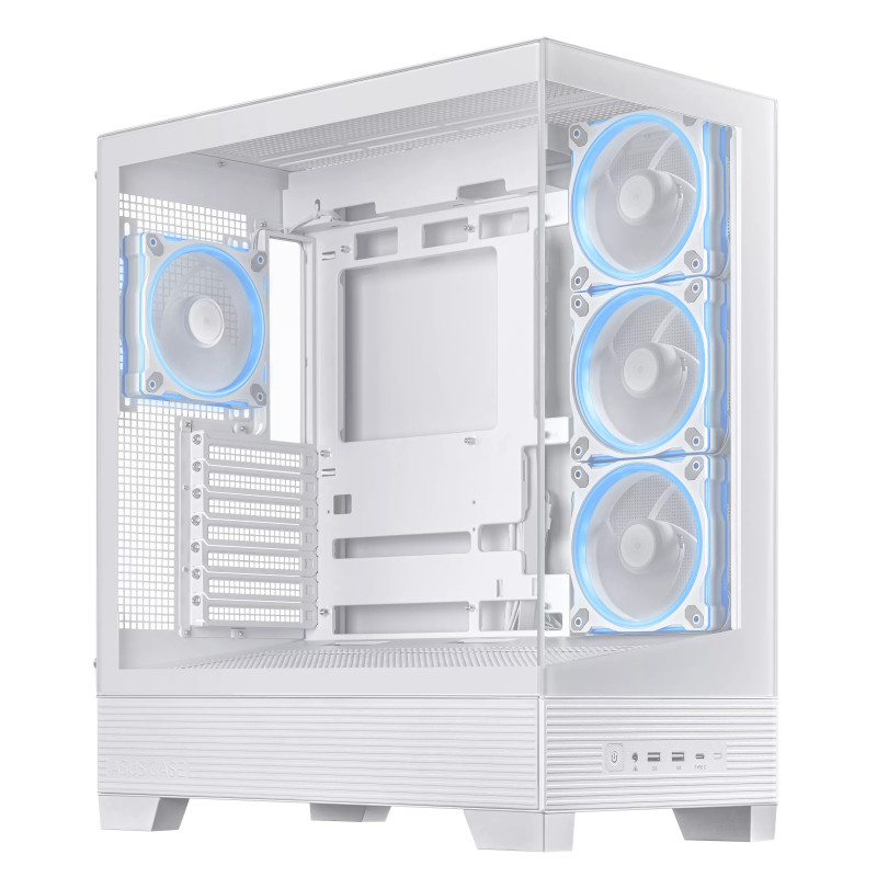 ASUS case A31 PLUS TG ARGB FANS white