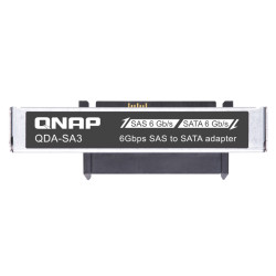 QNAP adaptér QDA-SA3-4PCS (2,5'' 6Gbs SATA v 2,5'' SAS pozícii, určenej pre QNAP all-flash ZFS NAS)