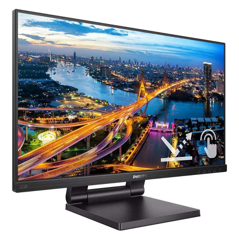22'' LED Philips 222B1TC - FHD, IPS, touch