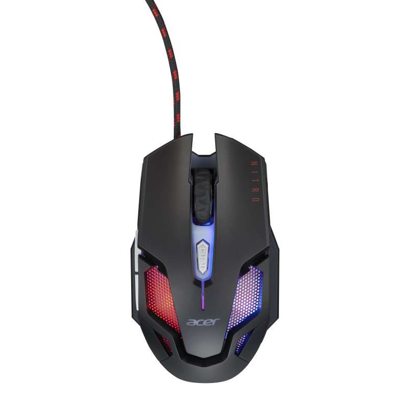 Acer Nitro Gaming Mouse II/Herná/Optická/Pre pravákov/7 200 DPI/Drôtová USB/Čierna