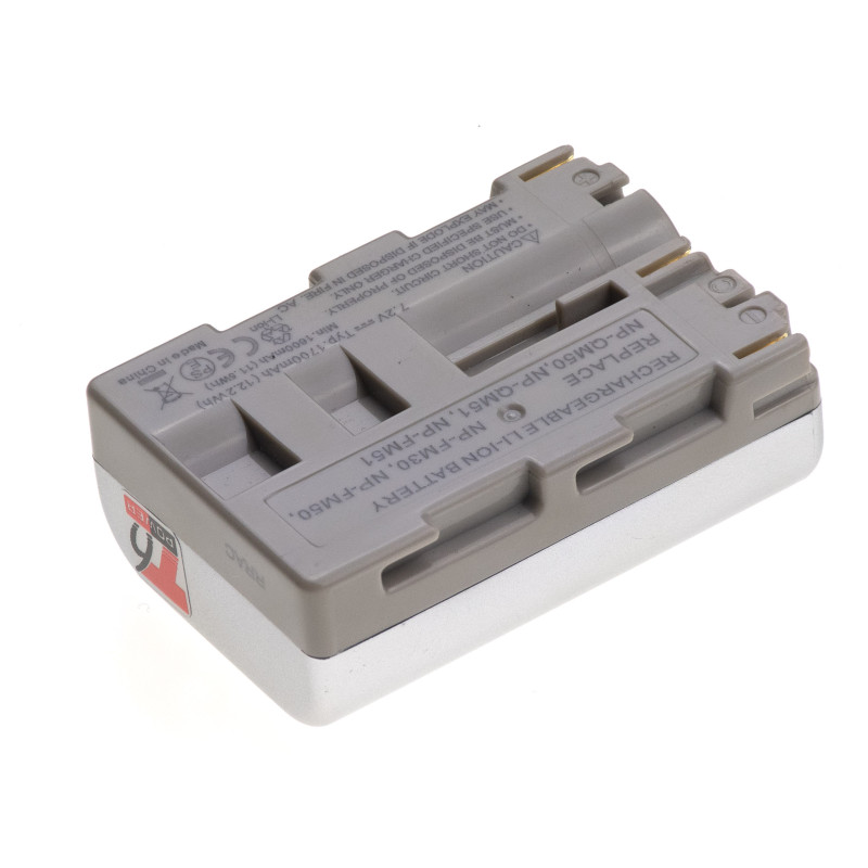 Batéria T6 power Sony NP-FM50, NP-FM51, NP-FM30, NP-QM50, NP-QM51, 1700mAh, 12,2Wh