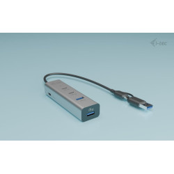 i-tec Universal Charging Metal HUB 2x USB-C + 2x USB-A Port, PD 85W