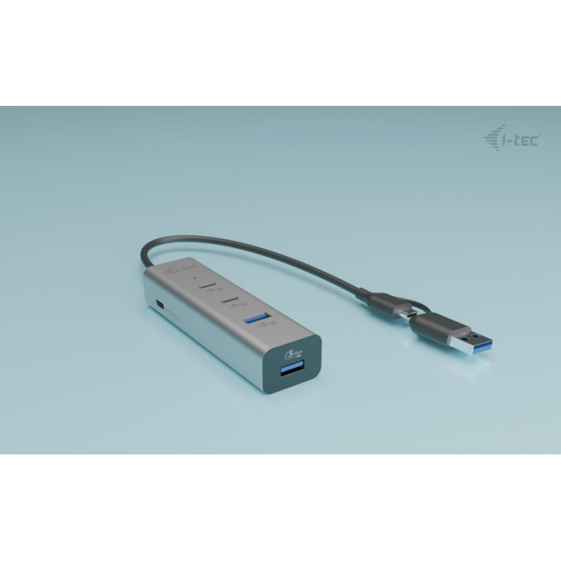 i-tec Universal Charging Metal HUB 2x USB-C + 2x USB-A Port, PD 85W