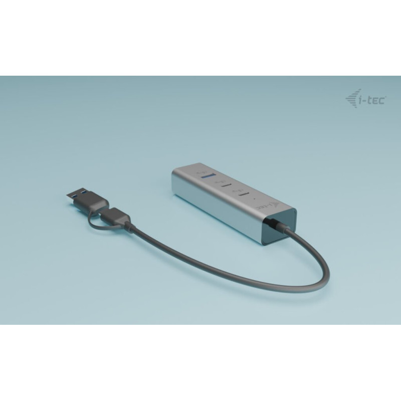 i-tec Universal Charging Metal HUB 2x USB-C + 2x USB-A Port, PD 85W