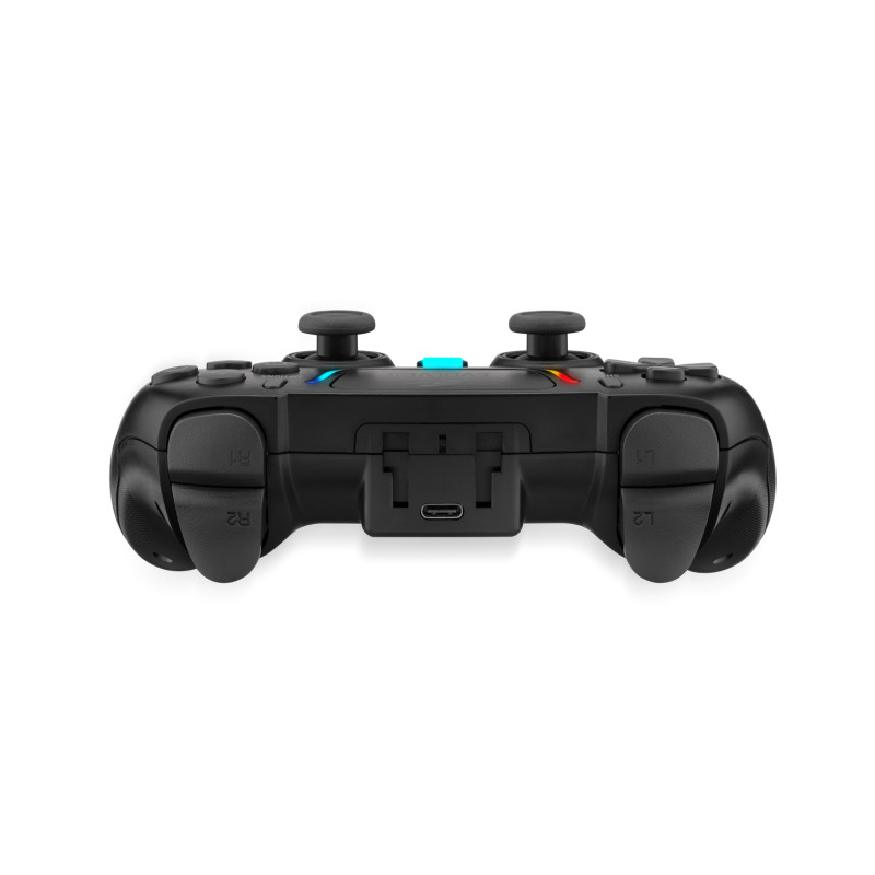 EVOLVEO Ptero2, bezdrôtový & drôtový gamepad pre PC, PS3/4/5, iOS, Android, Switch, čierny