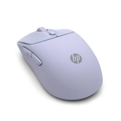 HP 400 Quiet/Kancelárska/Optická/Pre pravákov/1 200 DPI/USB+BT/Fialová