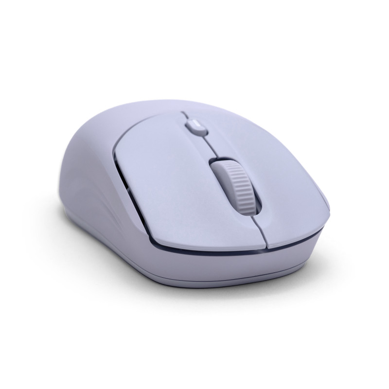 HP 400 Quiet/Kancelárska/Optická/Pre pravákov/1 200 DPI/USB+BT/Fialová