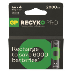 GP BATERIE - GP Nabíjací bat. ReCyko Pre AA (HR6) 2000mAh - 4ks
