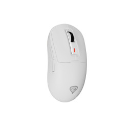 Genesis herná myš ZIRCON 660 PRO/Herná/Optická/Pre pravákov/26 000 DPI/Drôtová+bezdrôtová/Biela