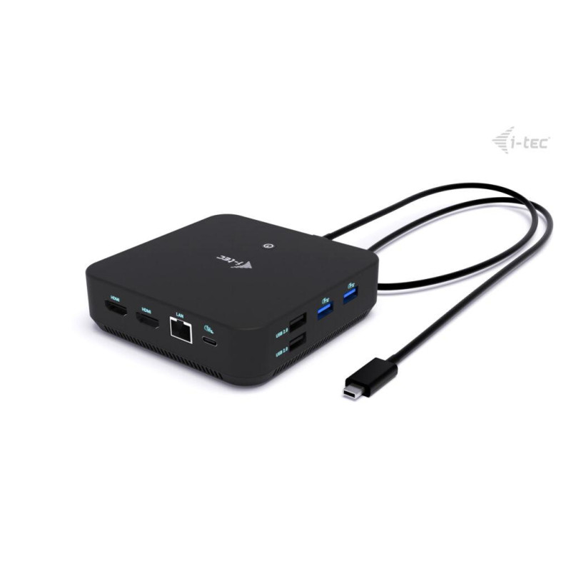 i-tec USB-C DP Dual HDMI Docking Station, Power Delivery 100W + i-tec Universal Charger 100W